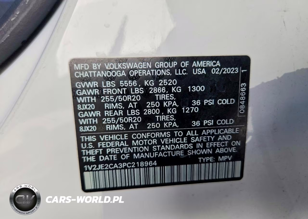 2023 Volkswagen Atlas Cross Sport Sel Premium VIN:1V2JE2CA3PC218964 - 12