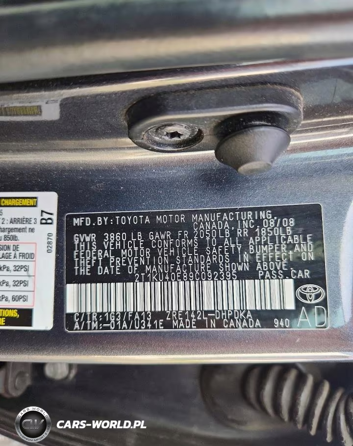 2009 Toyota Matrix Base VIN:2T1KU40E89C092395 - 12