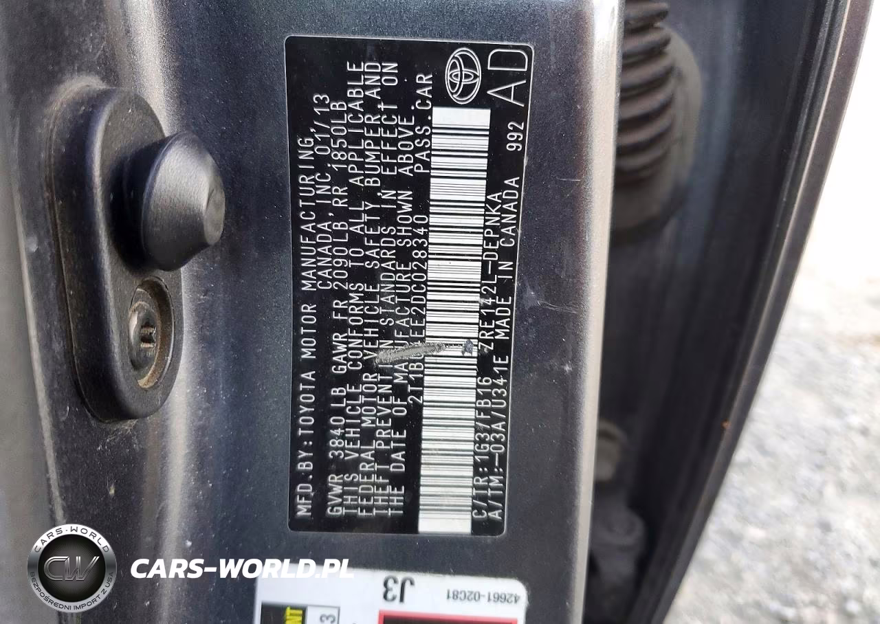 2013 Toyota Corolla Le VIN:2T1BU4EE2DC028340 - 12
