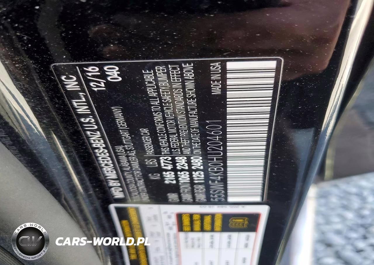 2017 Mercedes-Benz C 300 4Matic VIN:55SWF4KB0HU204601 - 12