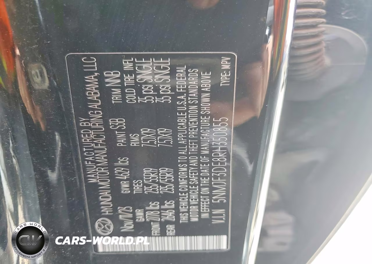 2024 Hyundai Tucson Sel VIN:5NMJF3DE8RH350855 - 13