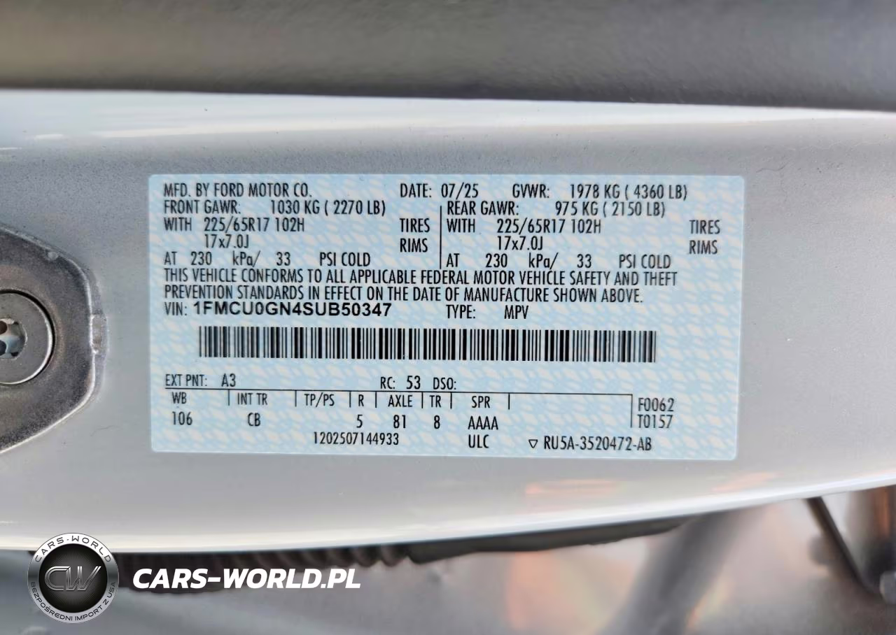 2025 Ford Escape Active VIN:1FMCU0GN4SUB50347 - 13