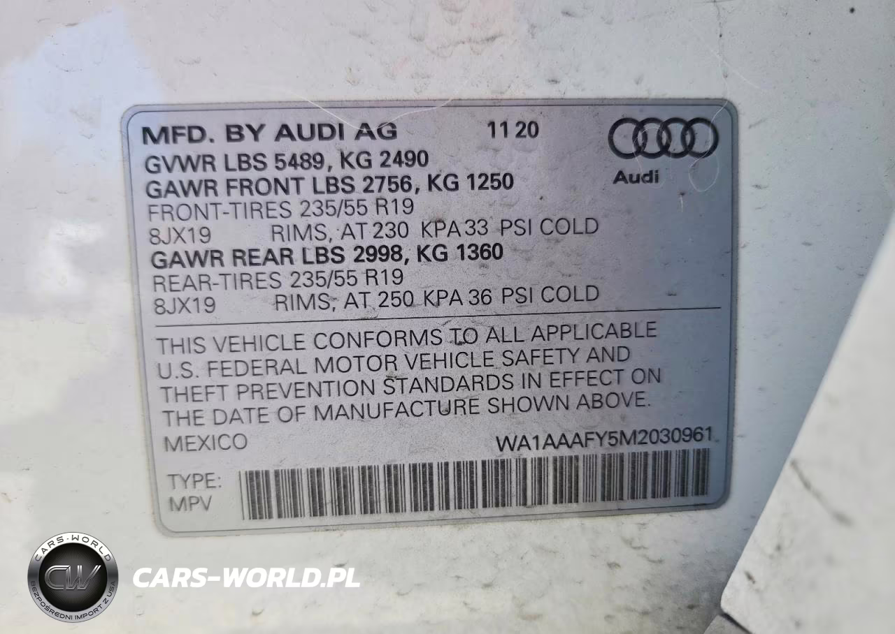 2021 Audi Q5 Premium VIN:WA1AAAFY5M2030961 - 13