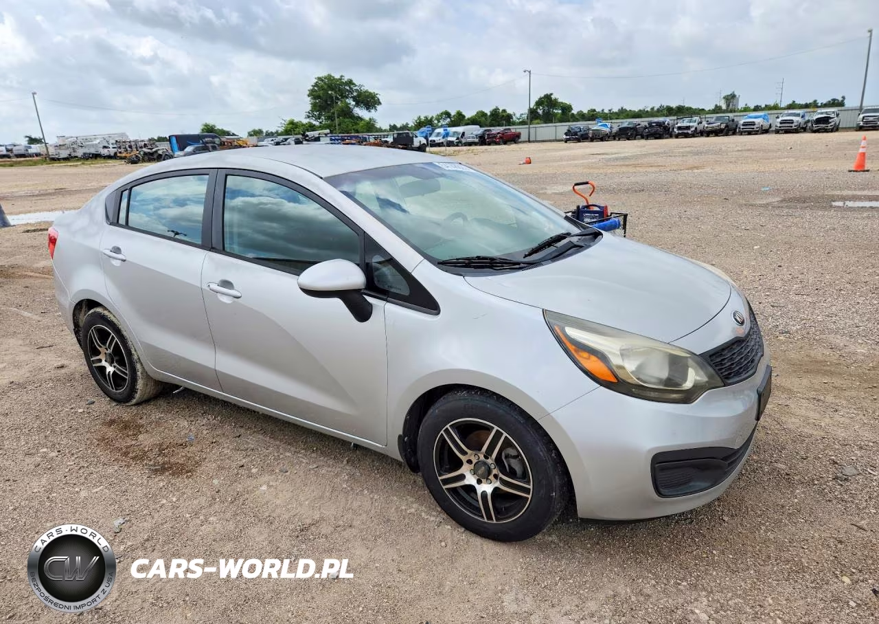 2014 Kia Rio Lx VIN:KNADM4A36E6365435 - 4