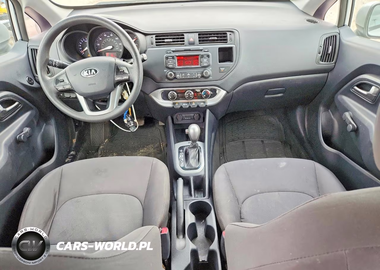2014 Kia Rio Lx VIN:KNADM4A36E6365435 - 8