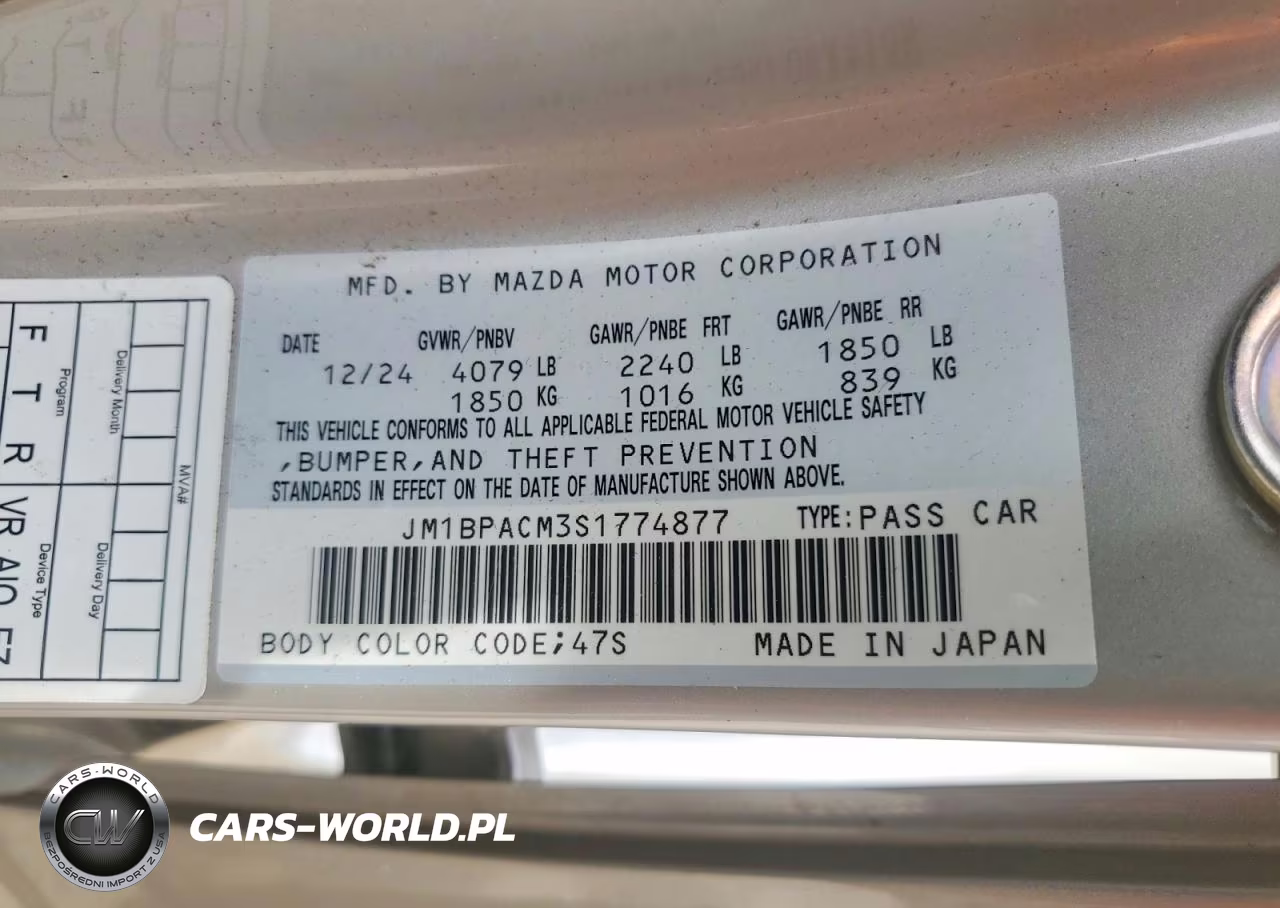 2025 Mazda 3 Preferred VIN:JM1BPACM3S1774877 - 13