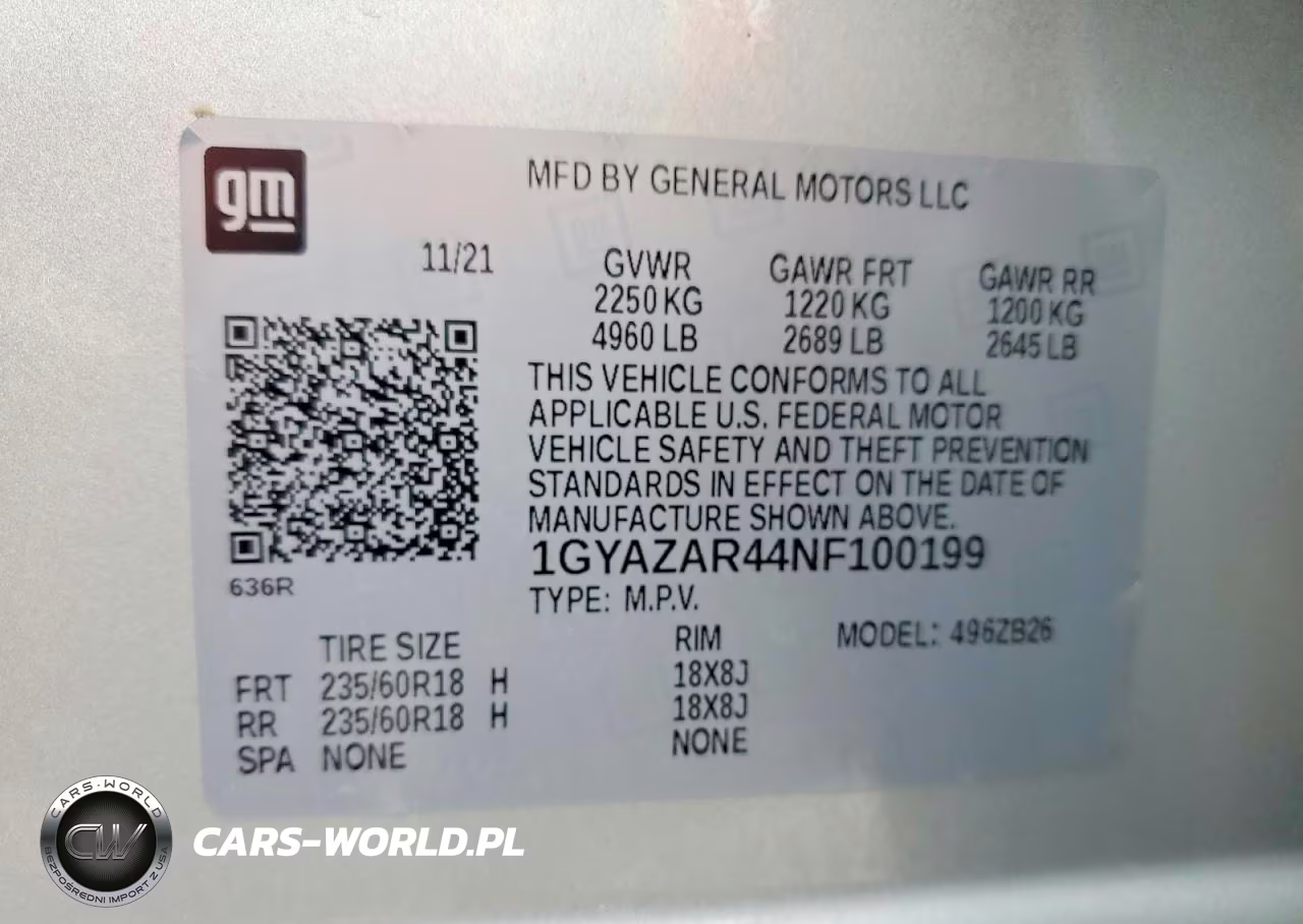 2022 Cadillac Xt4 Luxury VIN:1GYAZAR44NF100199 - 14