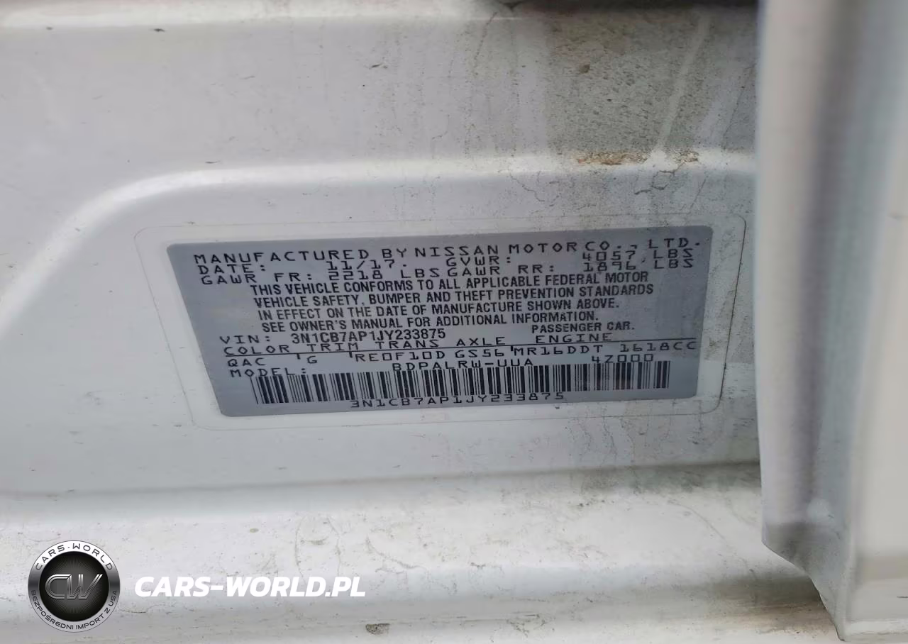 2018 Nissan Sentra Sr Turbo VIN:3N1CB7AP1JY233875 - 12