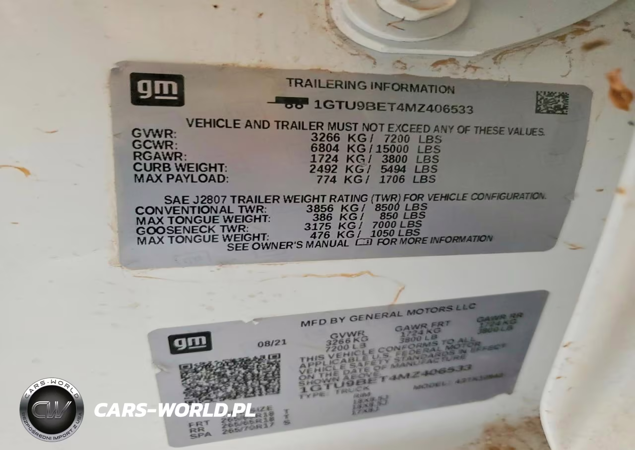 2021 GMC Sierra K1500 Sle VIN:1GTU9BET4MZ406533 - 12