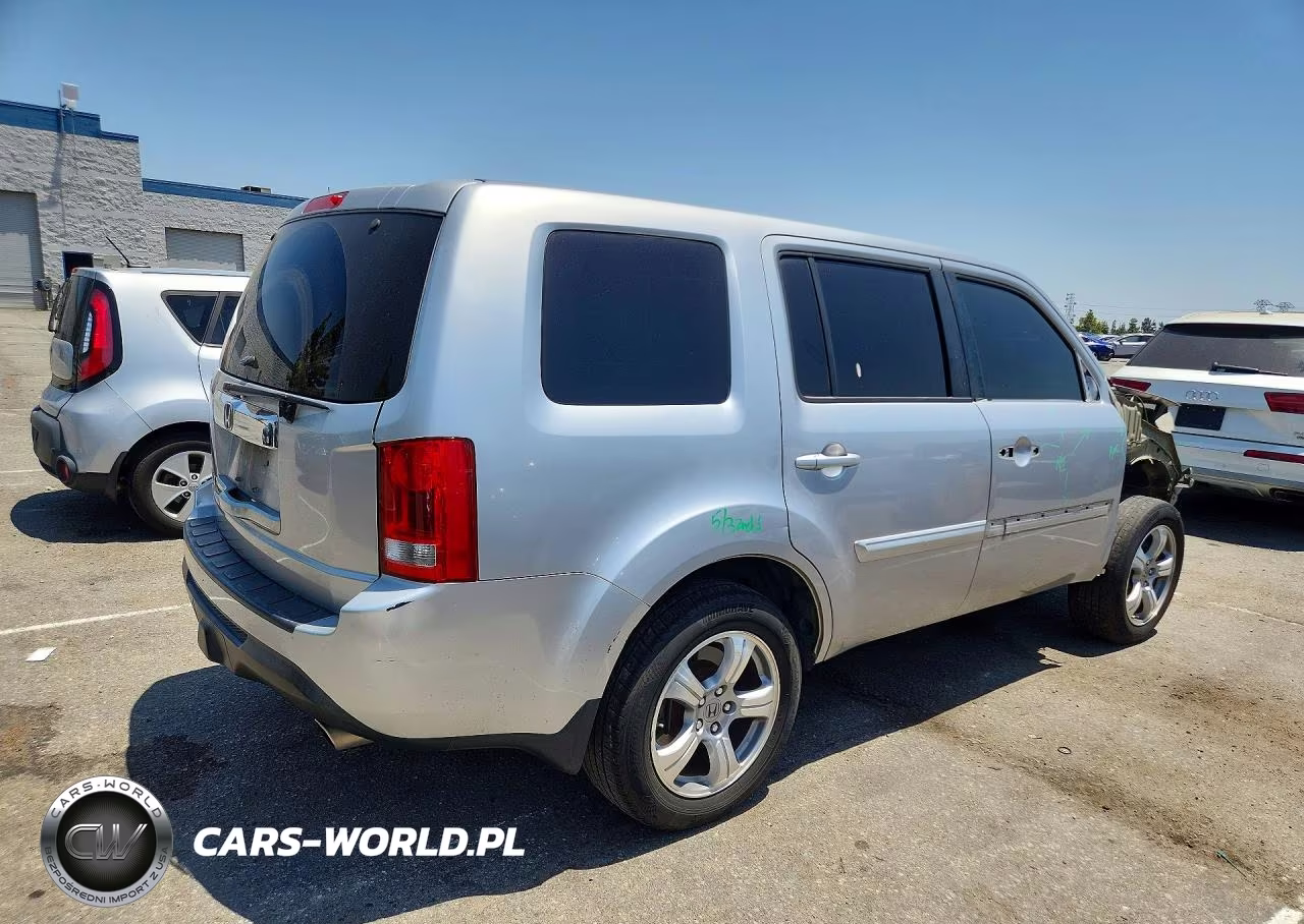 2014 Honda Pilot Ex VIN:5FNYF3H43EB011139 - 3