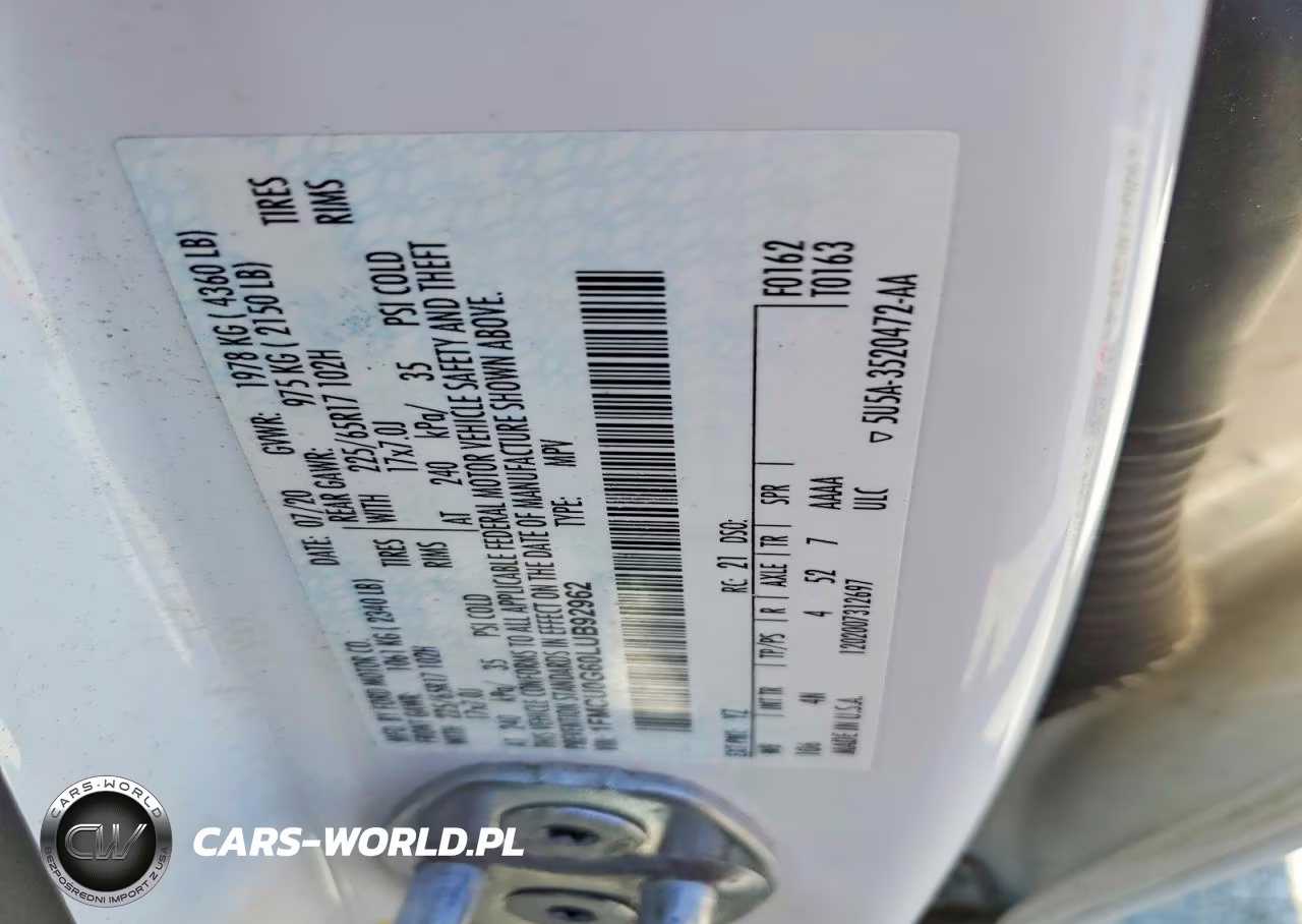 2020 Ford Escape Se VIN:1FMCU0G60LUB92962 - 13
