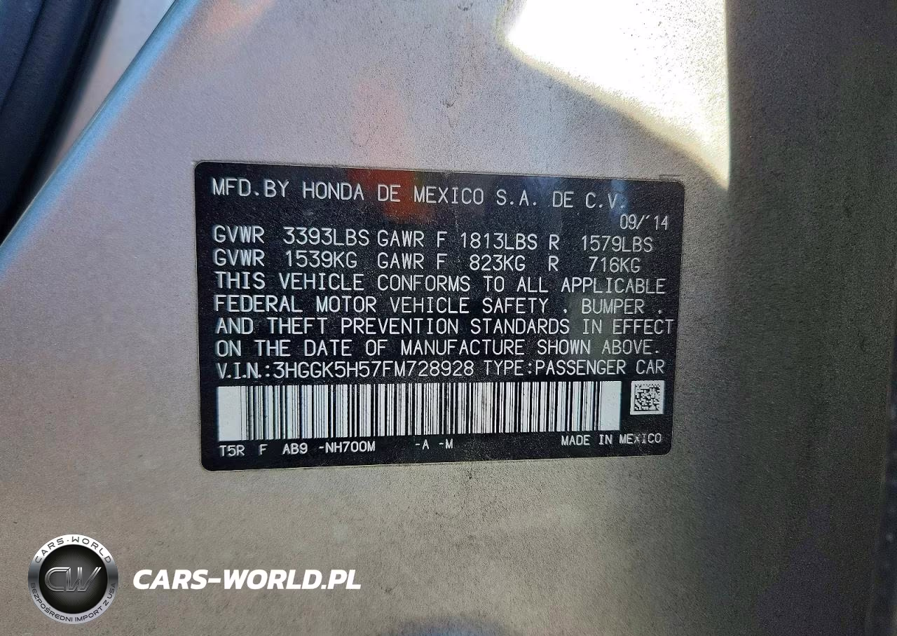 2015 Honda Fit Lx VIN:3HGGK5H57FM728928 - 12