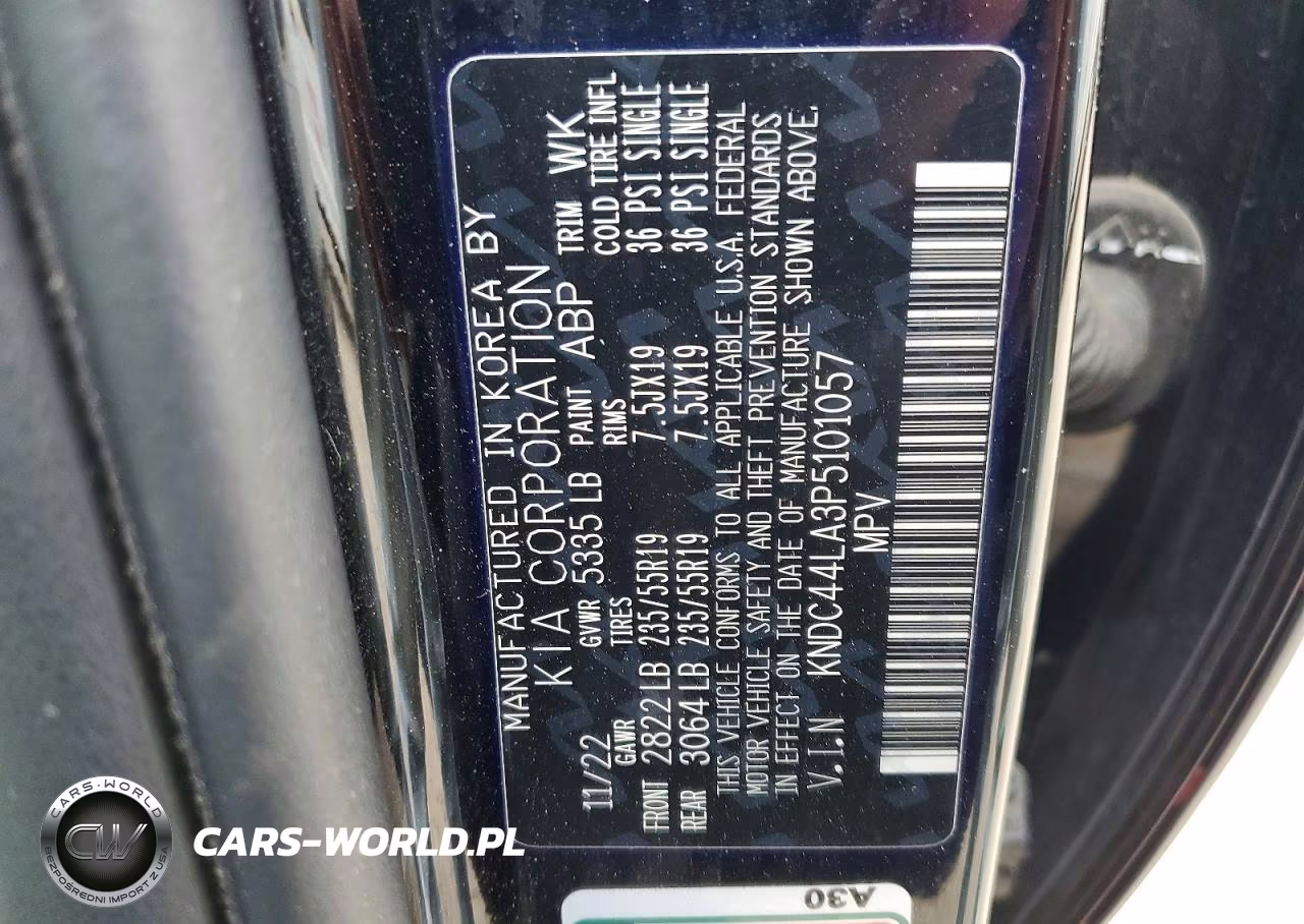 2023 Kia Ev6 Gt Line VIN:KNDC44LA3P5101057 - 12