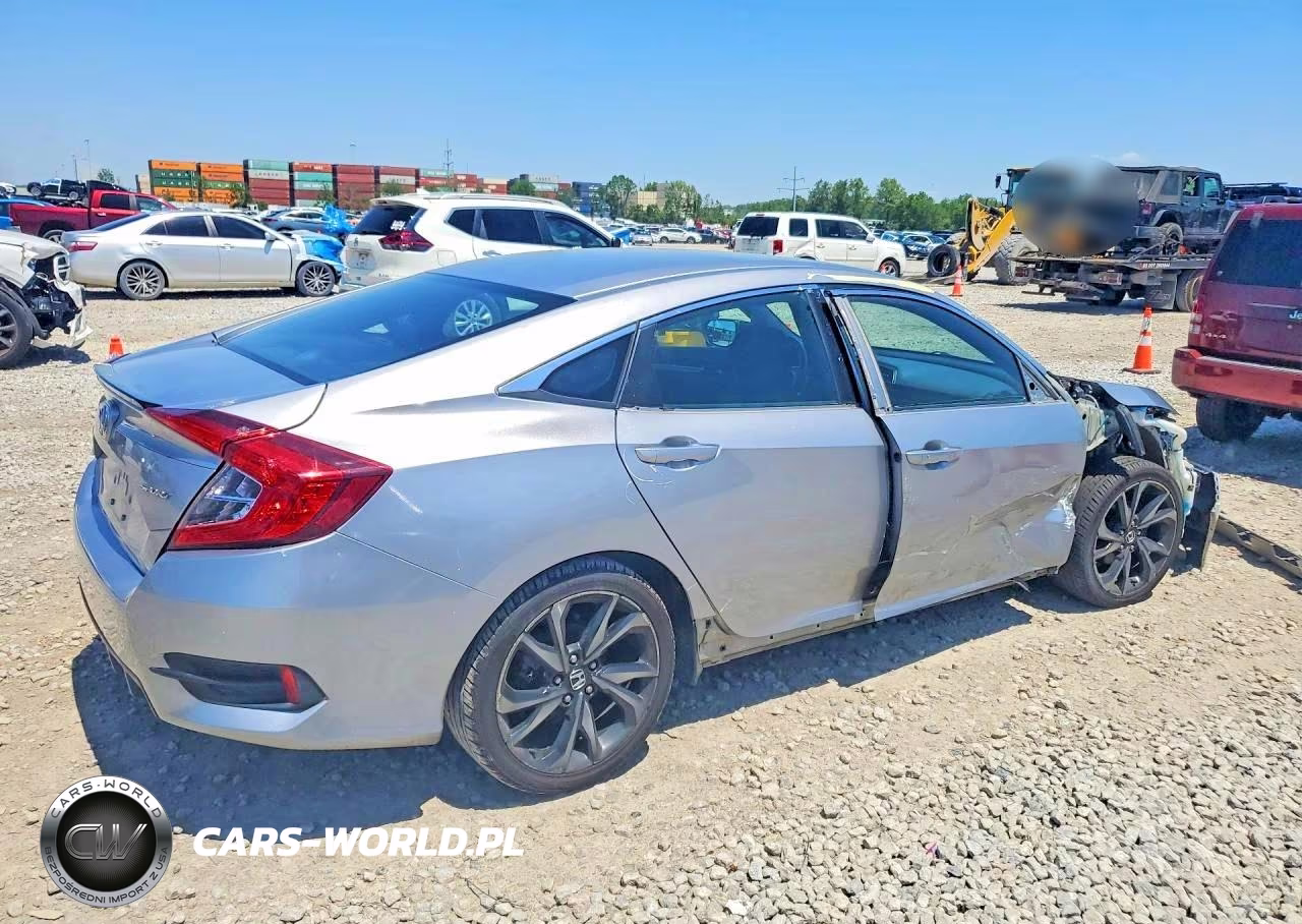 2019 Honda Civic Sport VIN:2HGFC2F82KH522896 - 3