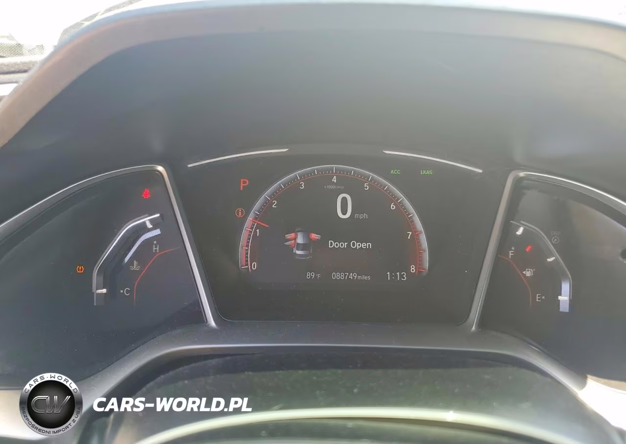 2019 Honda Civic Sport VIN:2HGFC2F82KH522896 - 9
