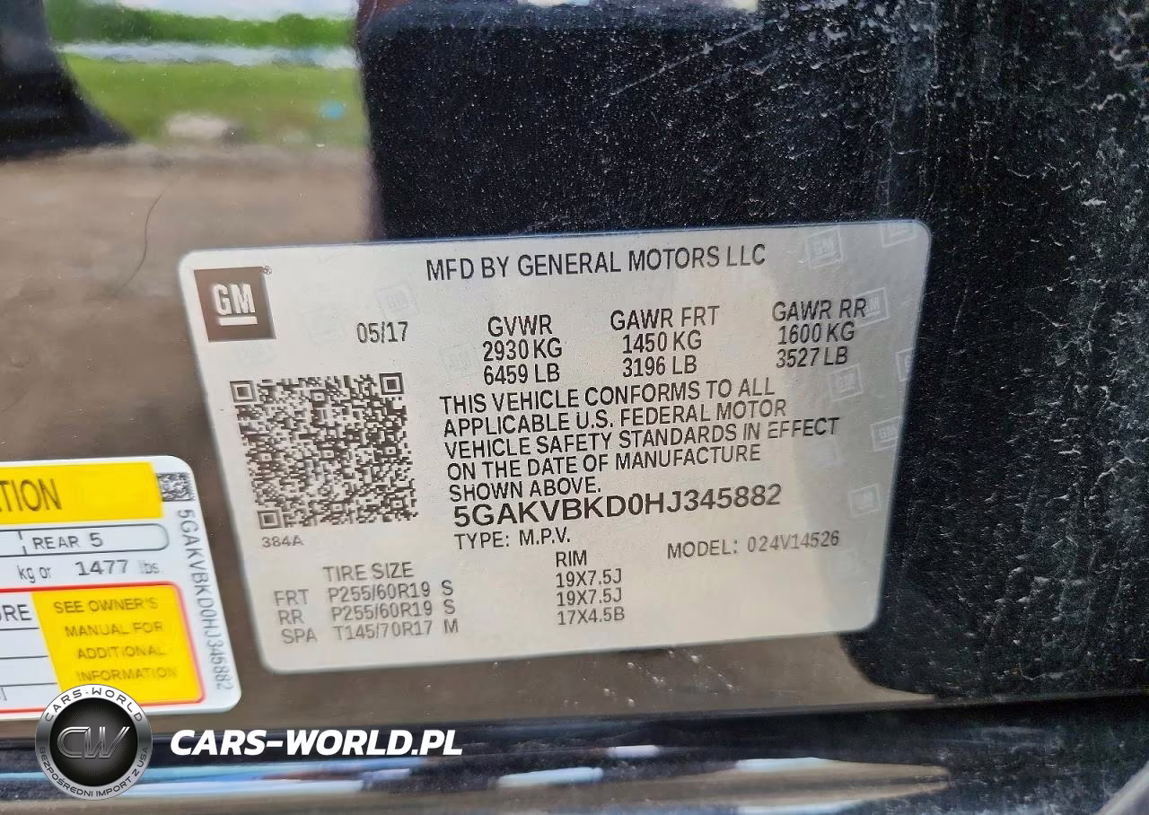 2017 Buick Enclave VIN:5GAKVBKD0HJ345882 - 13