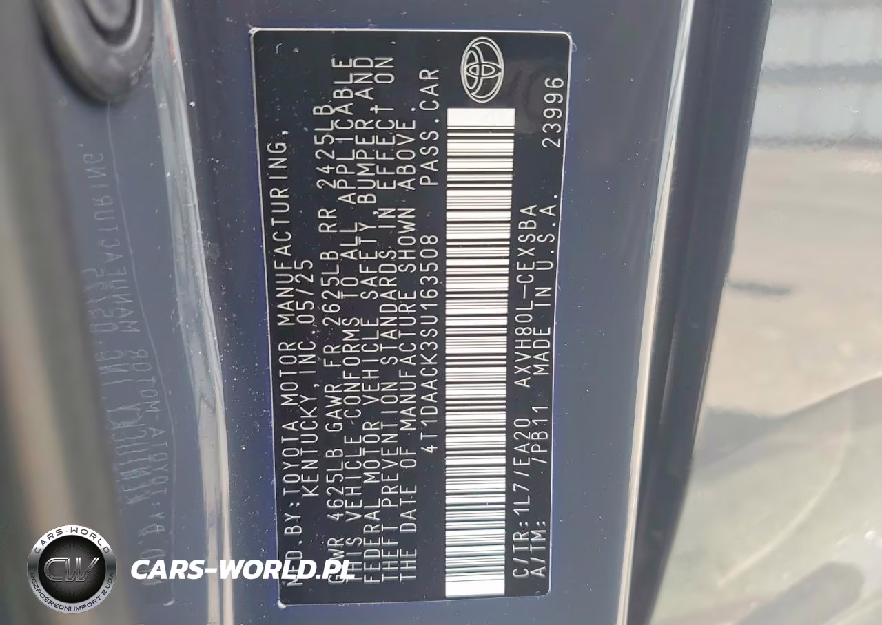 2025 Toyota Camry Se VIN:4T1DAACK3SU163508 - 12