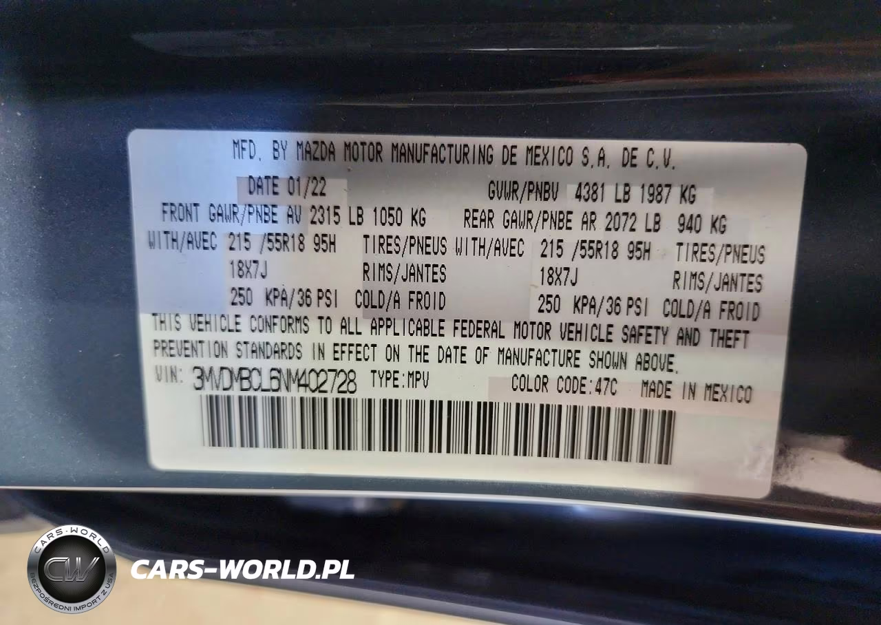 2022 Mazda Cx-30 Preferred VIN:3MVDMBCL6NM402728 - 13