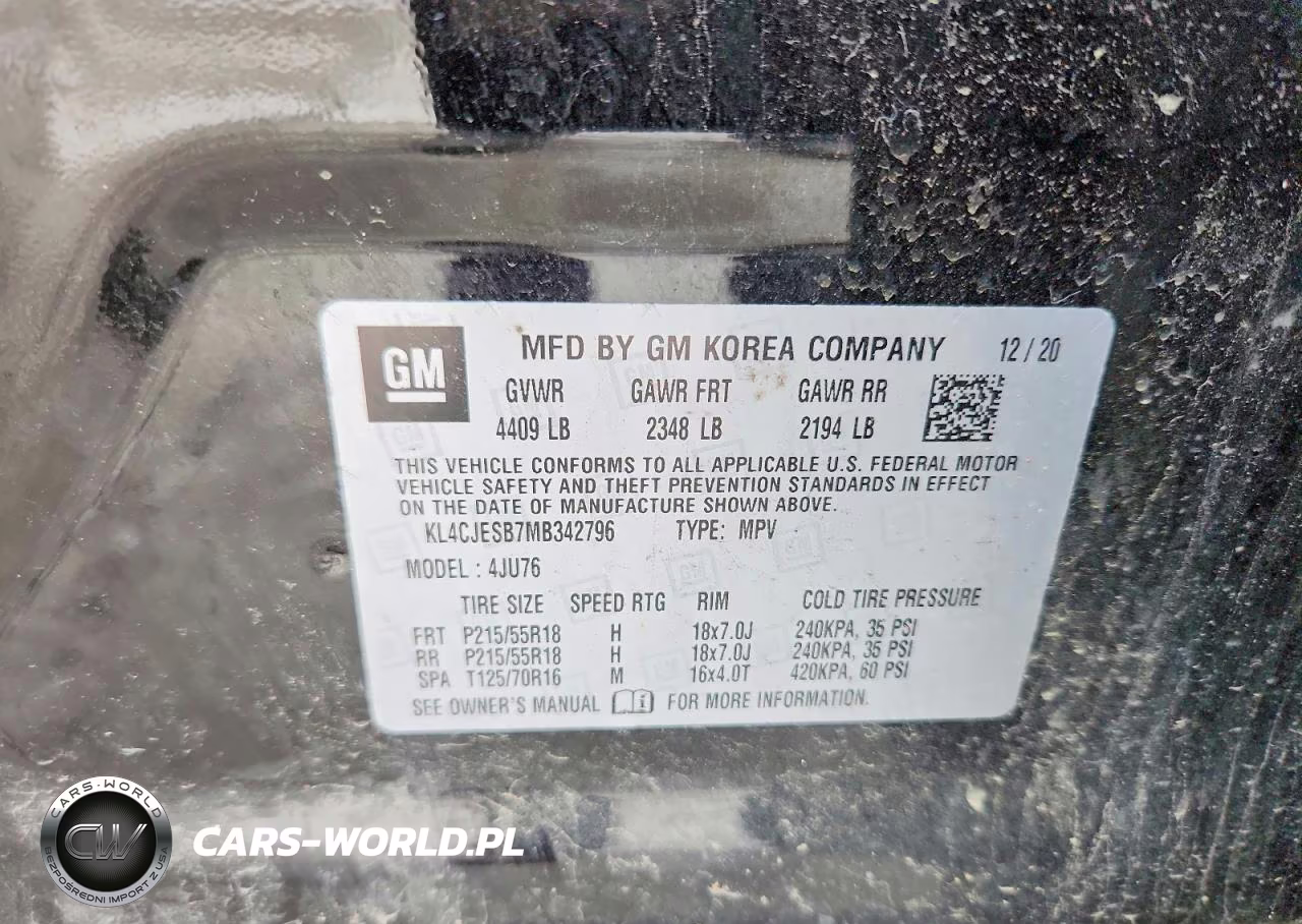 2021 Buick Encore Preferred VIN:KL4CJESB7MB342796 - 12