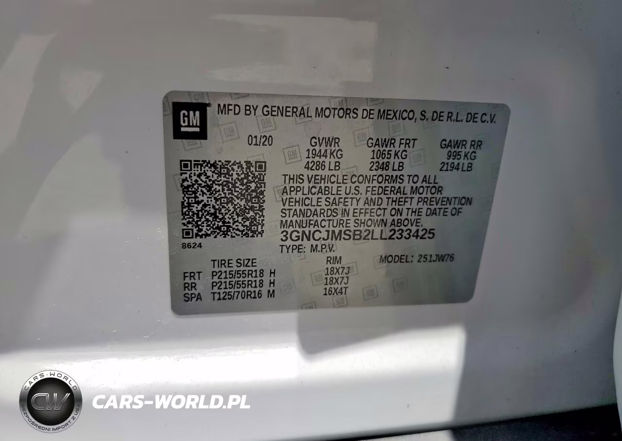 2020 Chevrolet Trax Premier VIN:3GNCJMSB2LL233425 - 13