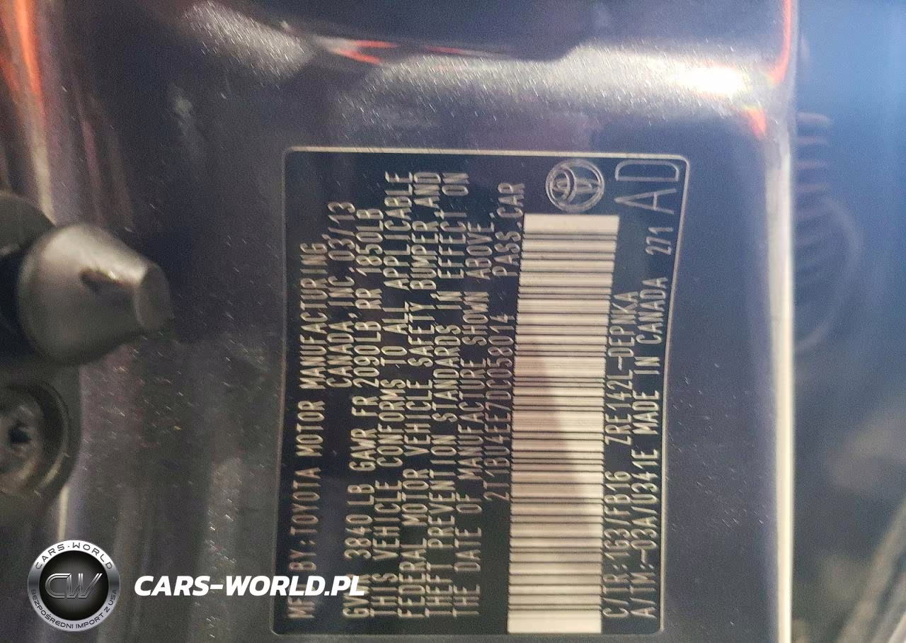 2013 Toyota Corolla Le VIN:2T1BU4EE7DC058014 - 12