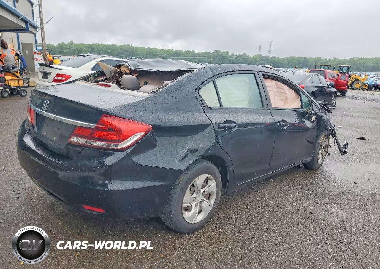 2013 Honda Civic Lx VIN:2HGFB2F59DH557804 - 3