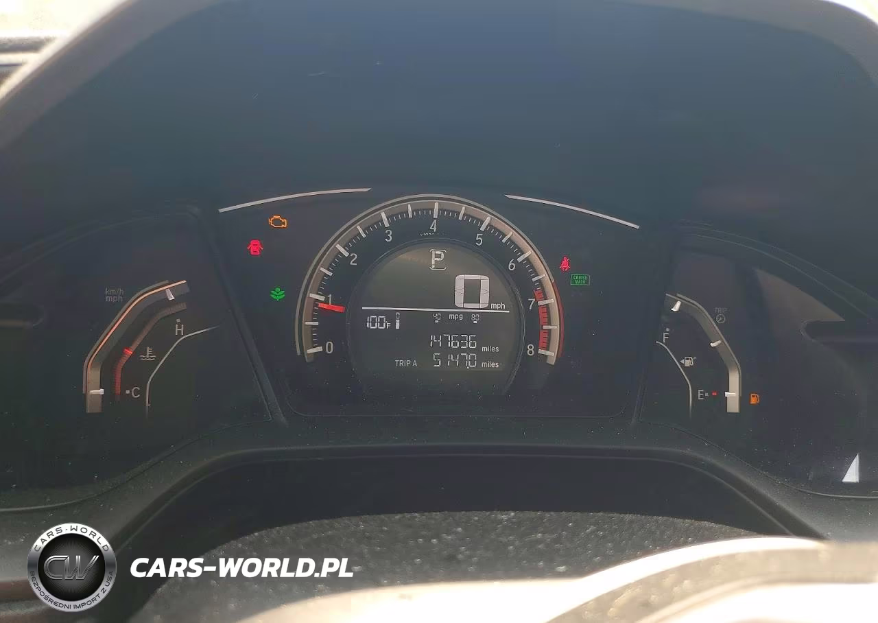 2017 Honda Civic Lx VIN:19XFC2F55HE028394 - 9