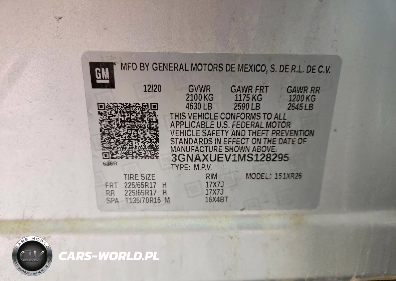 2021 Chevrolet Equinox Lt VIN:3GNAXUEV1MS128295 - 13