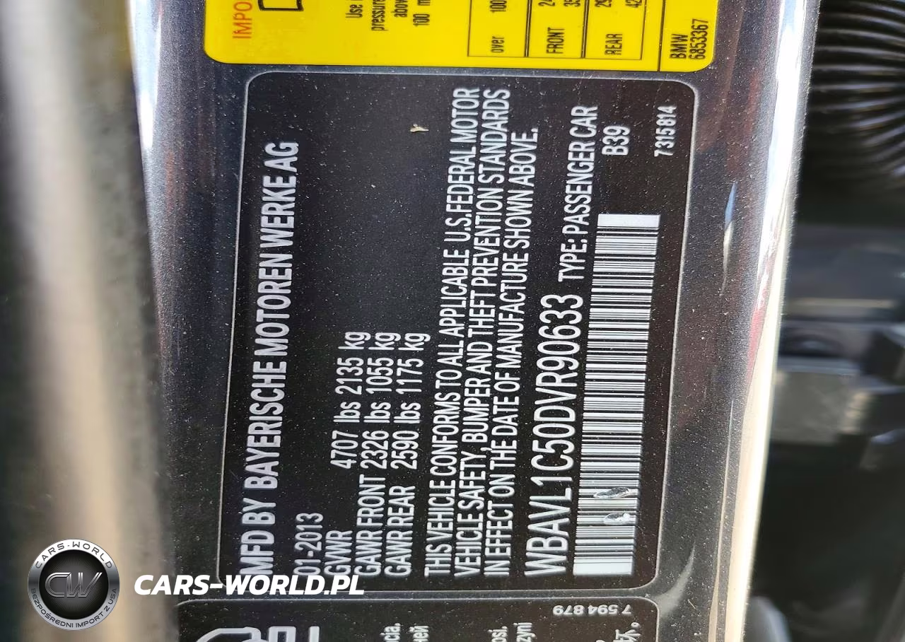2013 BMW X1 xDrive28I VIN:WBAVL1C50DVR90633 - 14