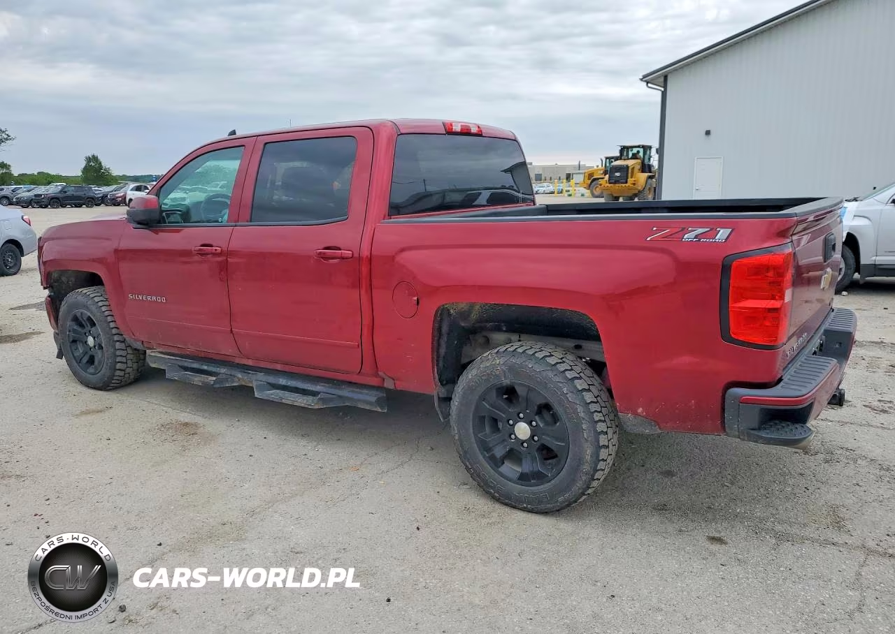 2018 Chevrolet 1500 Silve VIN:3GCUKREC0JG502815 - 2