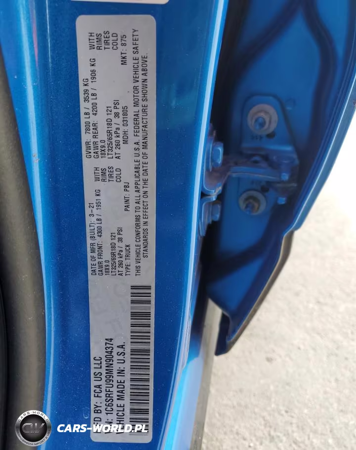 2021 Ram 1500 Trx VIN:1C6SRFU99MN904374 - 12