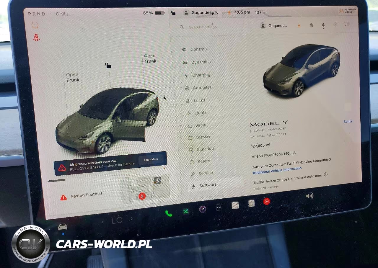 2021 Tesla Model Y VIN:5YJYGDEE0MF146688 - 9