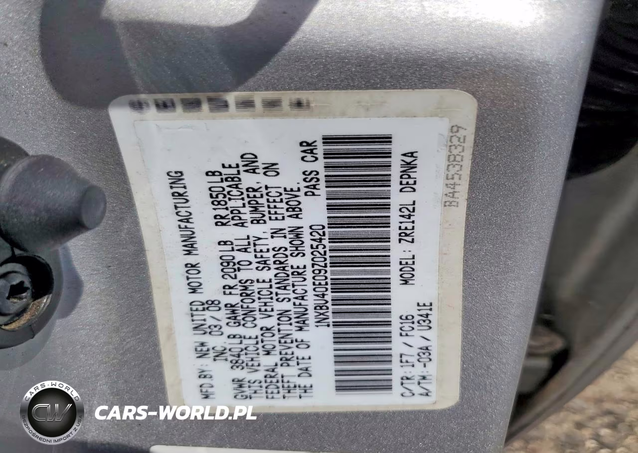 2009 Toyota Corolla Base VIN:1NXBU40E09Z025420 - 12