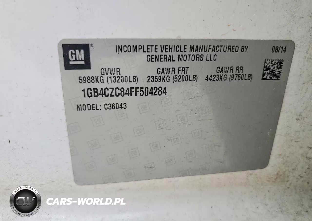 2015 Chevrolet Silverado C3500 Lt VIN:1GB4CZC84FF504284 - 12