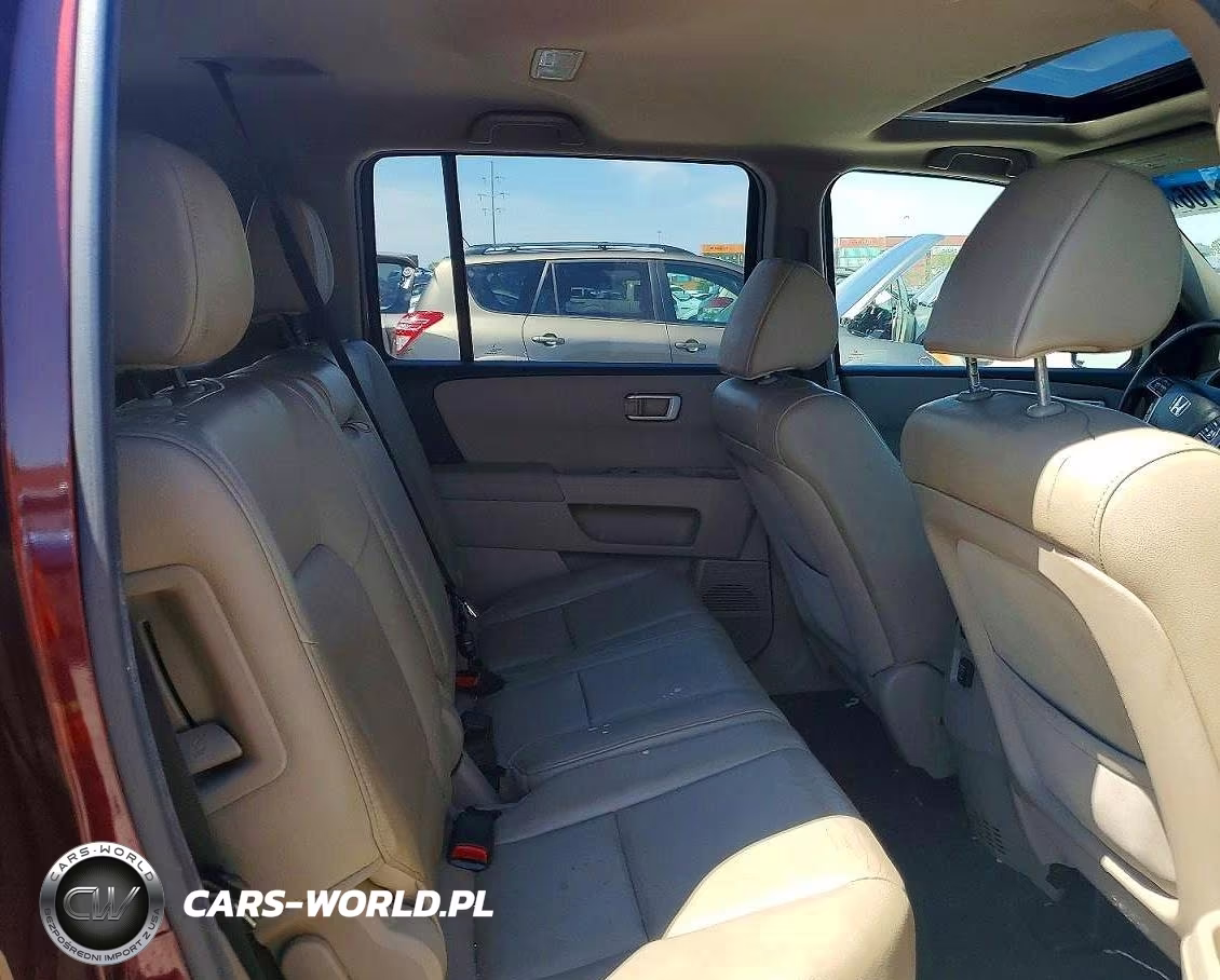 2012 Honda Pilot Exl VIN:5FNYF4H55CB080197 - 11