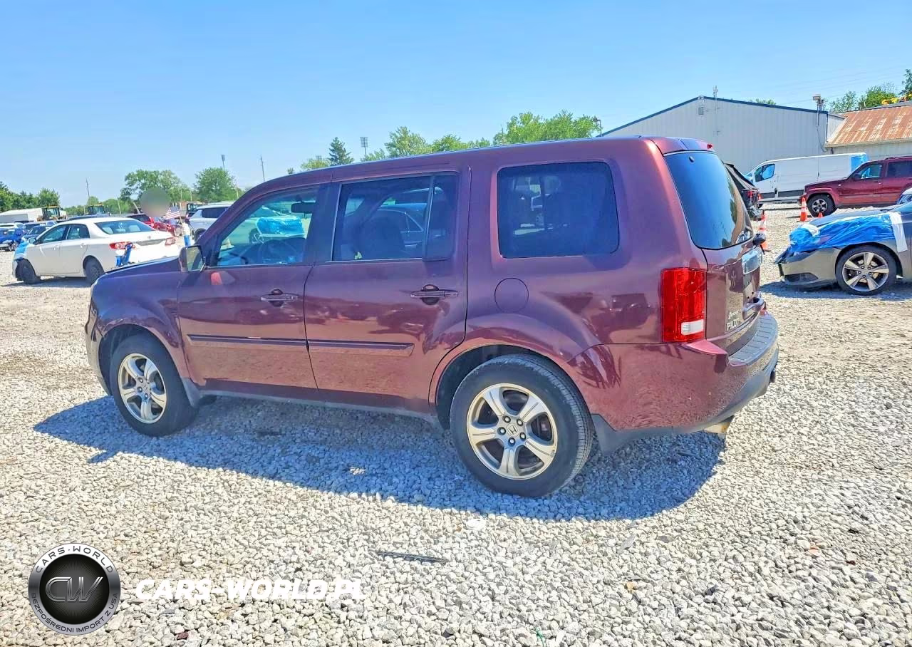2012 Honda Pilot Exl VIN:5FNYF4H55CB080197 - 2