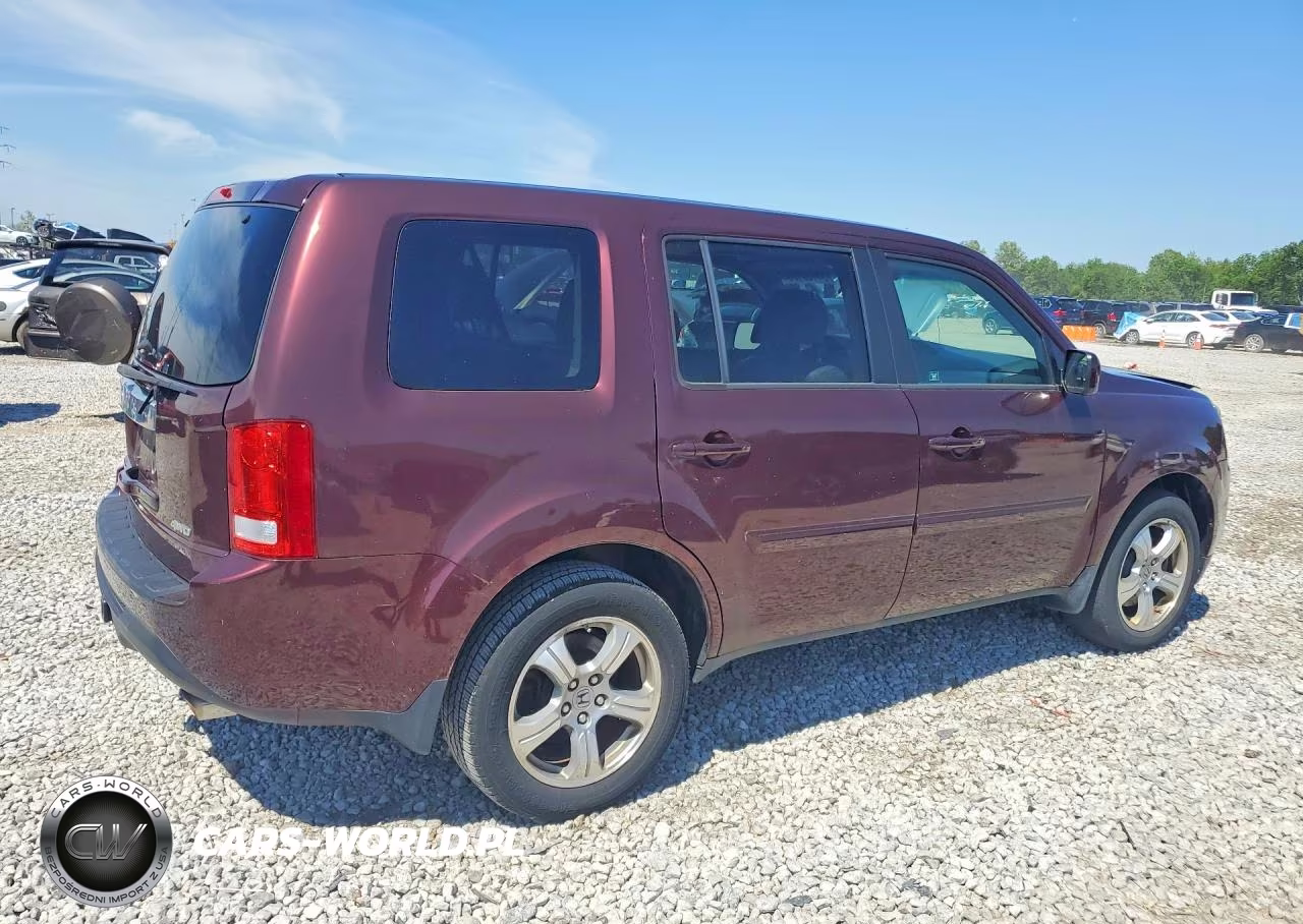 2012 Honda Pilot Exl VIN:5FNYF4H55CB080197 - 3