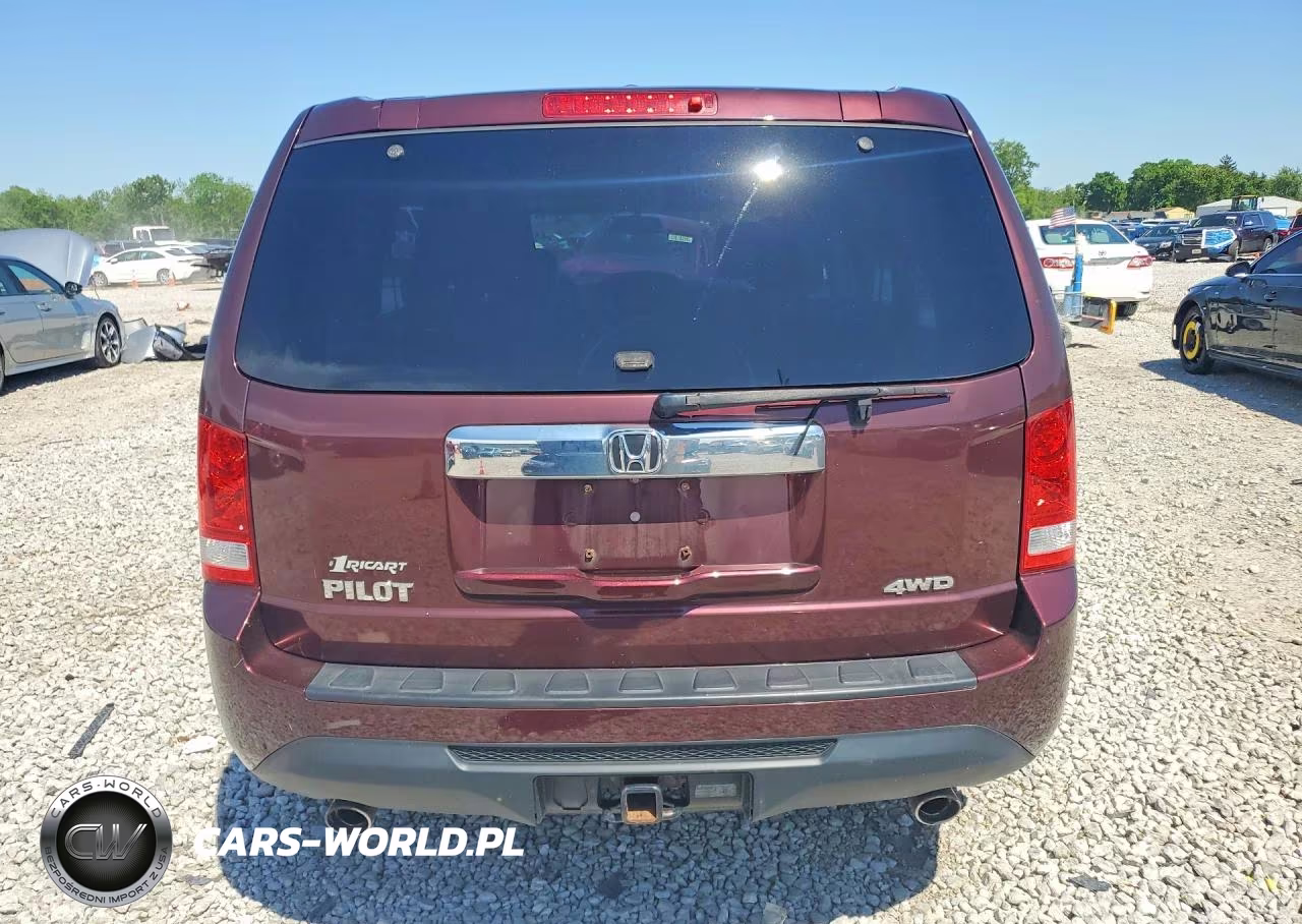 2012 Honda Pilot Exl VIN:5FNYF4H55CB080197 - 6