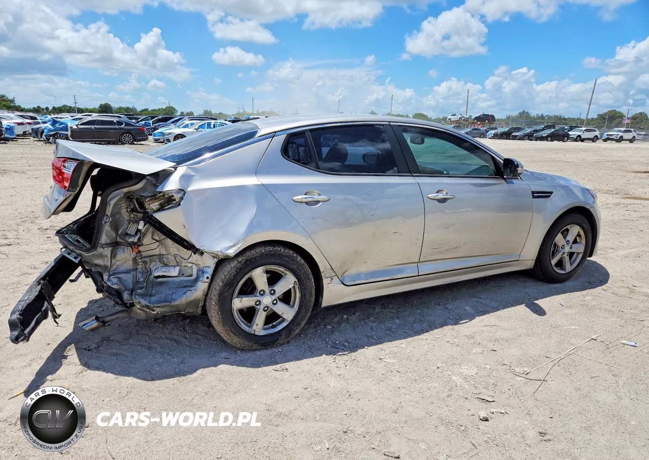 2014 Kia Optima Lx VIN:KNAGM4A73E5480306 - 3