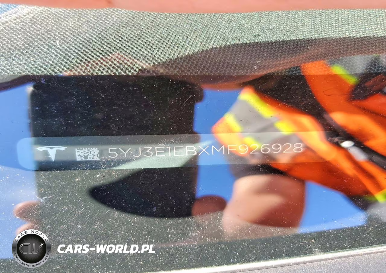 2021 Tesla Model 3 VIN:5YJ3E1EBXMF926928 - 13