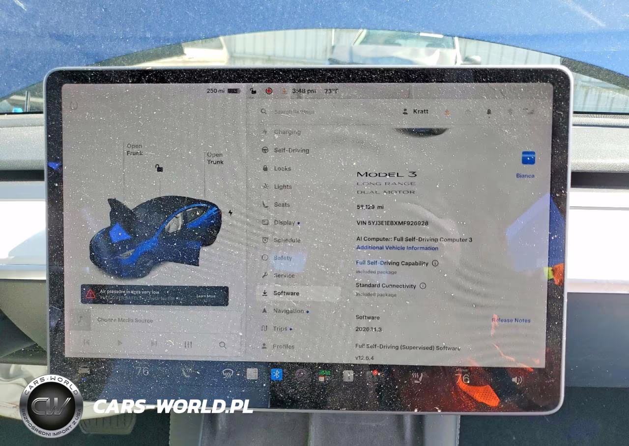 2021 Tesla Model 3 VIN:5YJ3E1EBXMF926928 - 9