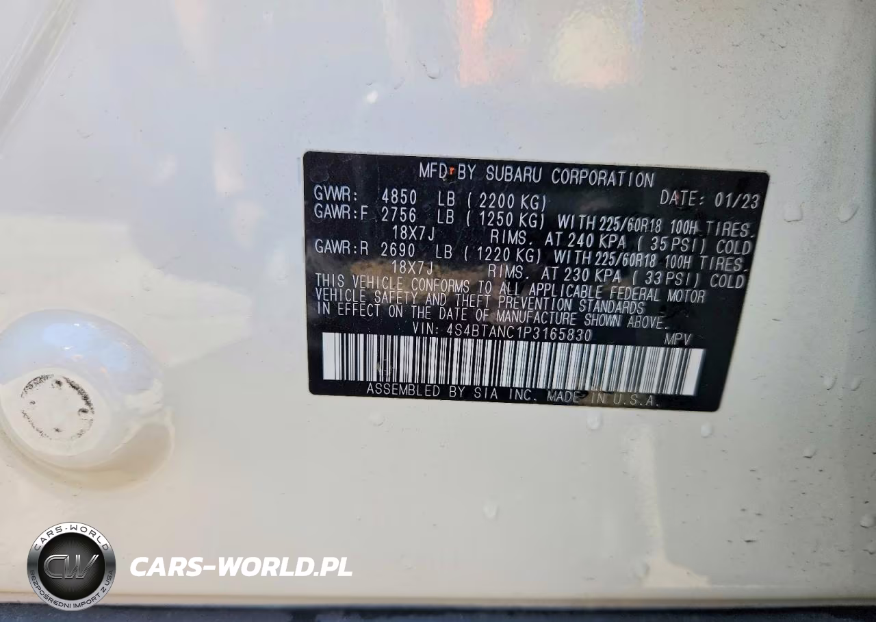 2023 Subaru Outback Limited VIN:4S4BTANC1P3165830 - 13