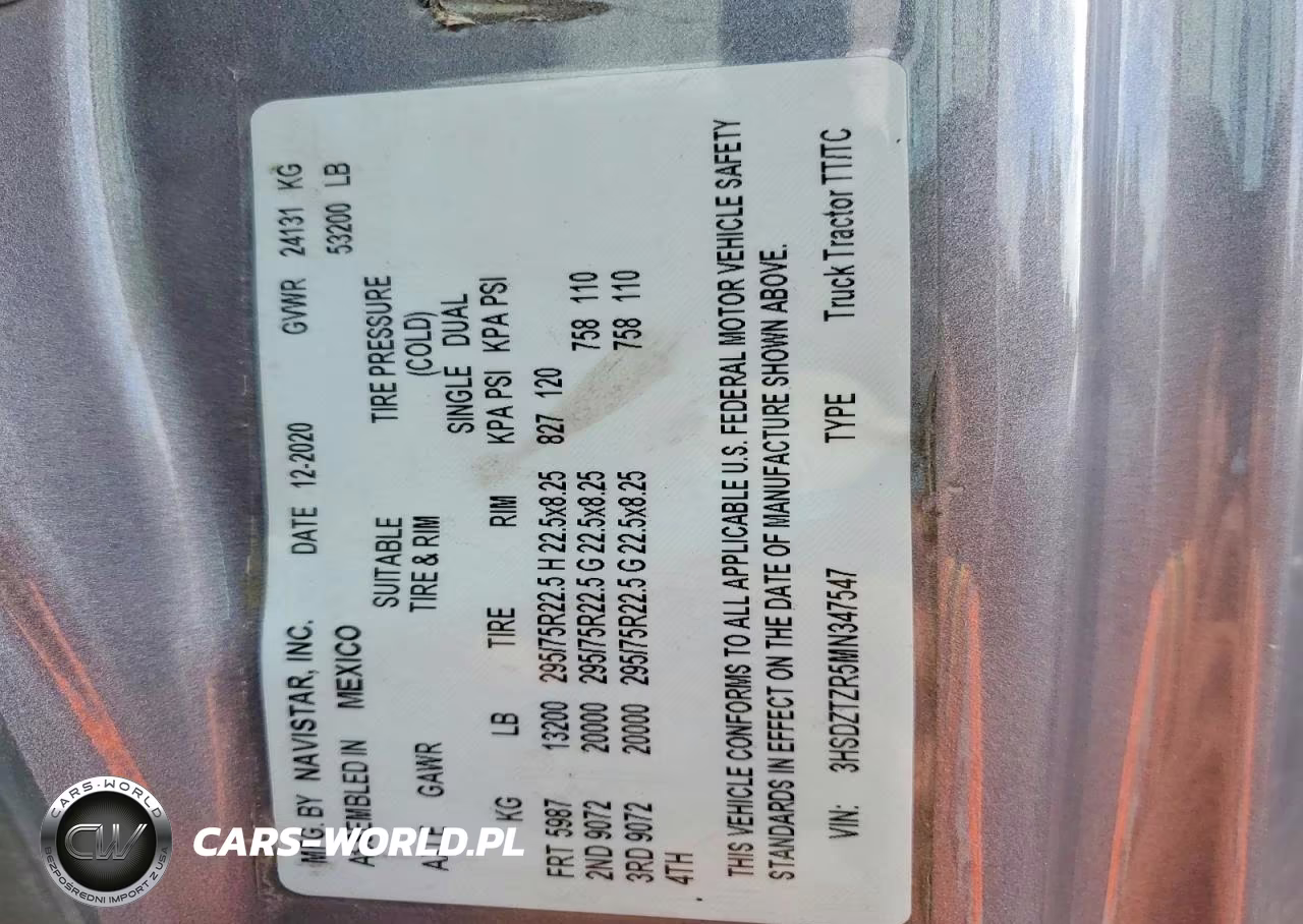 2021 International Lt625 Semi Truck VIN:3HSDZTZR5MN347547 - 10