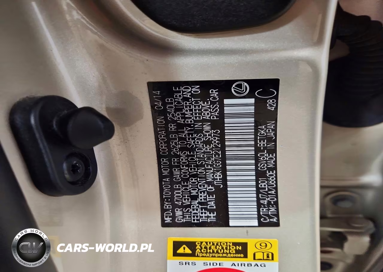 2014 Lexus Es 350 VIN:JTHBK1GG7E2129973 - 13