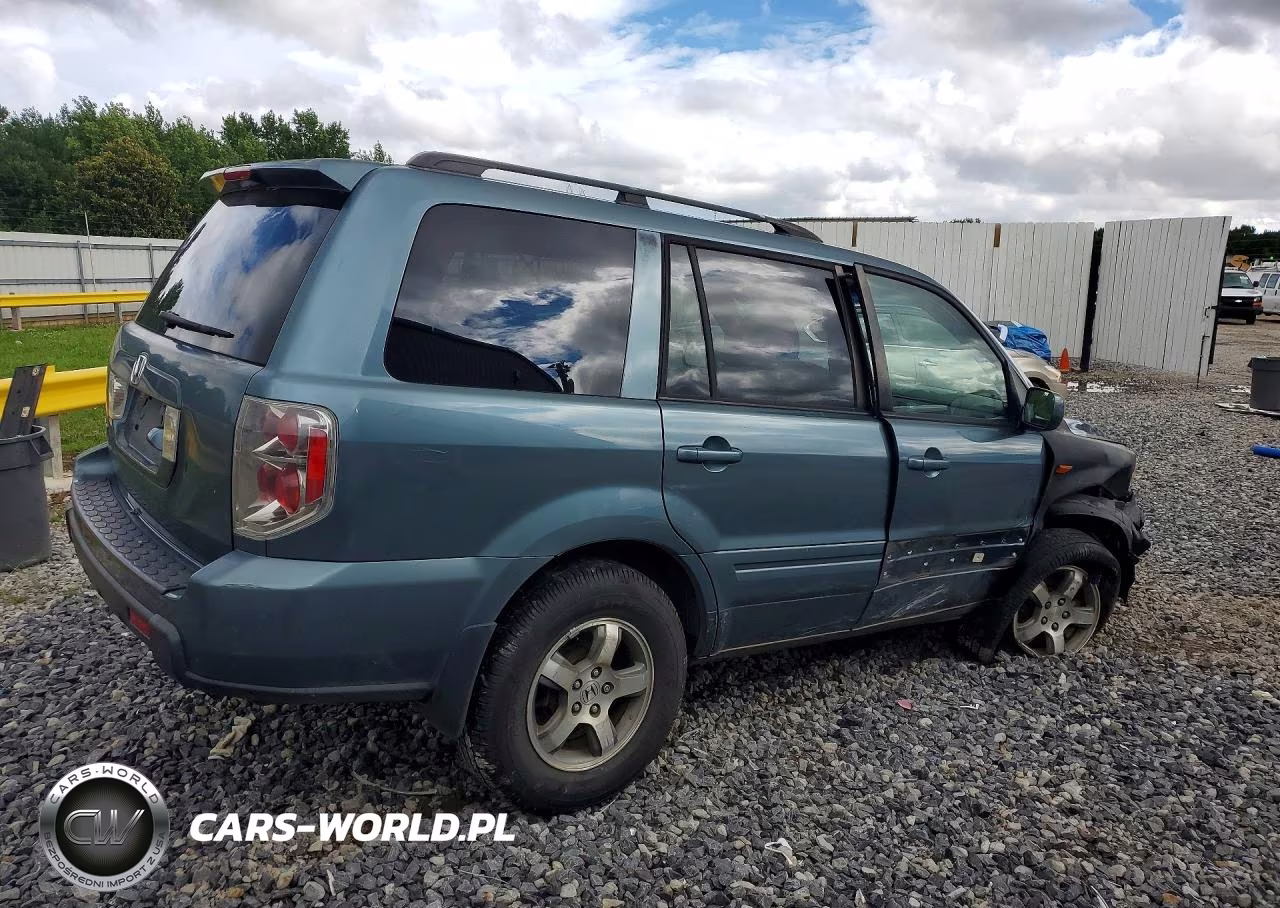 2008 Honda Pilot Exl VIN:5FNYF28768B000600 - 3