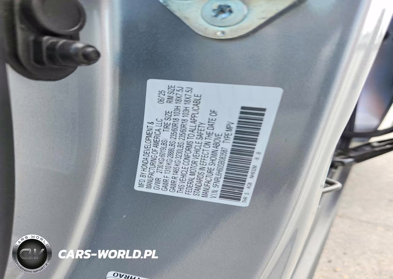 2025 Honda Odyssey Exl VIN:5FNRL6H60SB083587 - 14