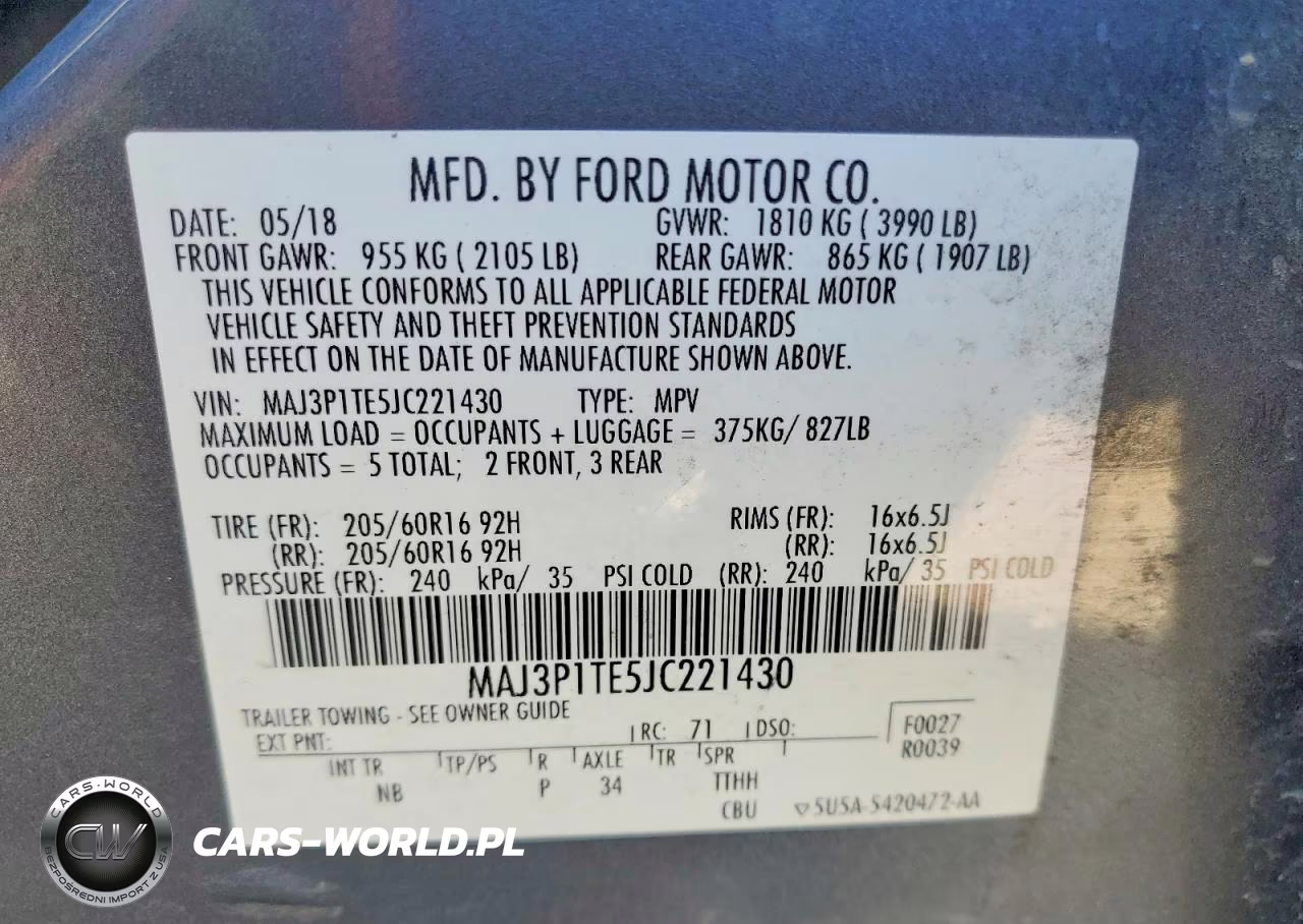 2018 Ford Ecosport Se VIN:MAJ3P1TE5JC221430 - 13