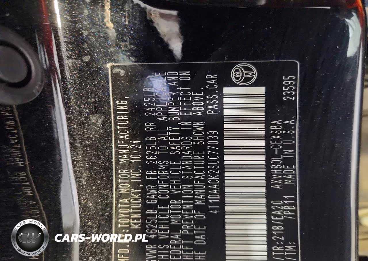 2025 Toyota Camry Se VIN:4T1DAACK2SU077039 - 12