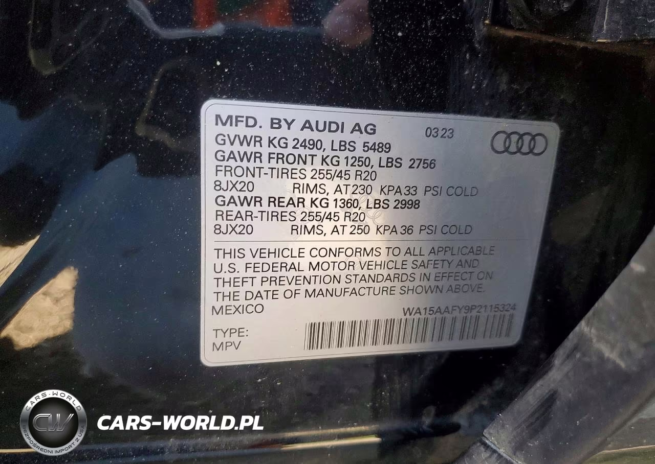 2023 Audi Q5 Sportback Prm Pls 45 VIN:WA15AAFY9P2115324 - 13