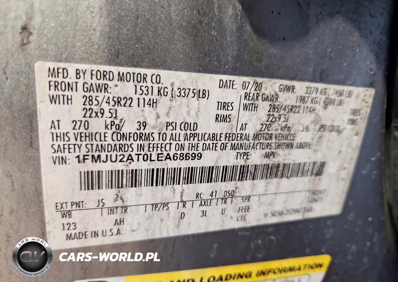 2020 Ford Expedition Limited VIN:1FMJU2AT0LEA68699 - 13